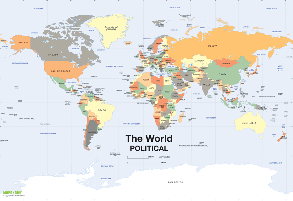 Political+map+of+the+world